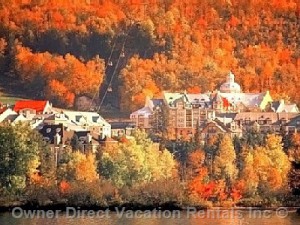 Fall foliage in Mont-Tremblant, Quebec